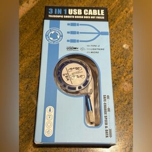 3 in 1 USB cable